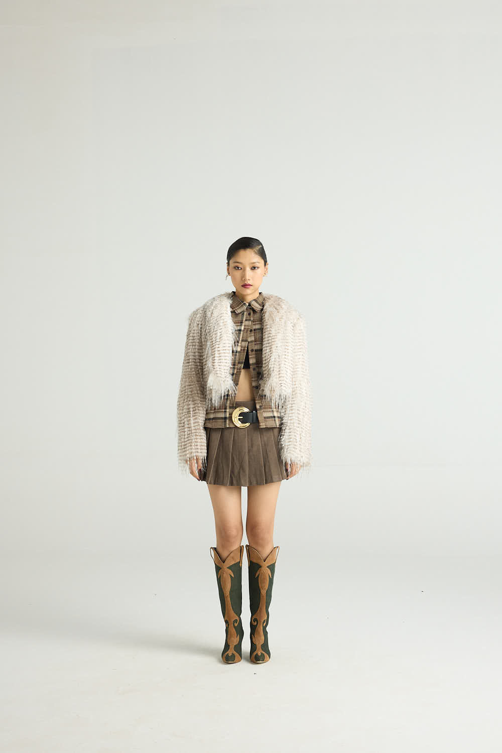 RODEO Denim Boots Olive